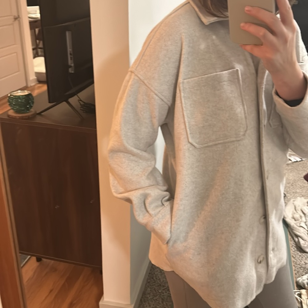 Hem And Thread Shacket - image 5